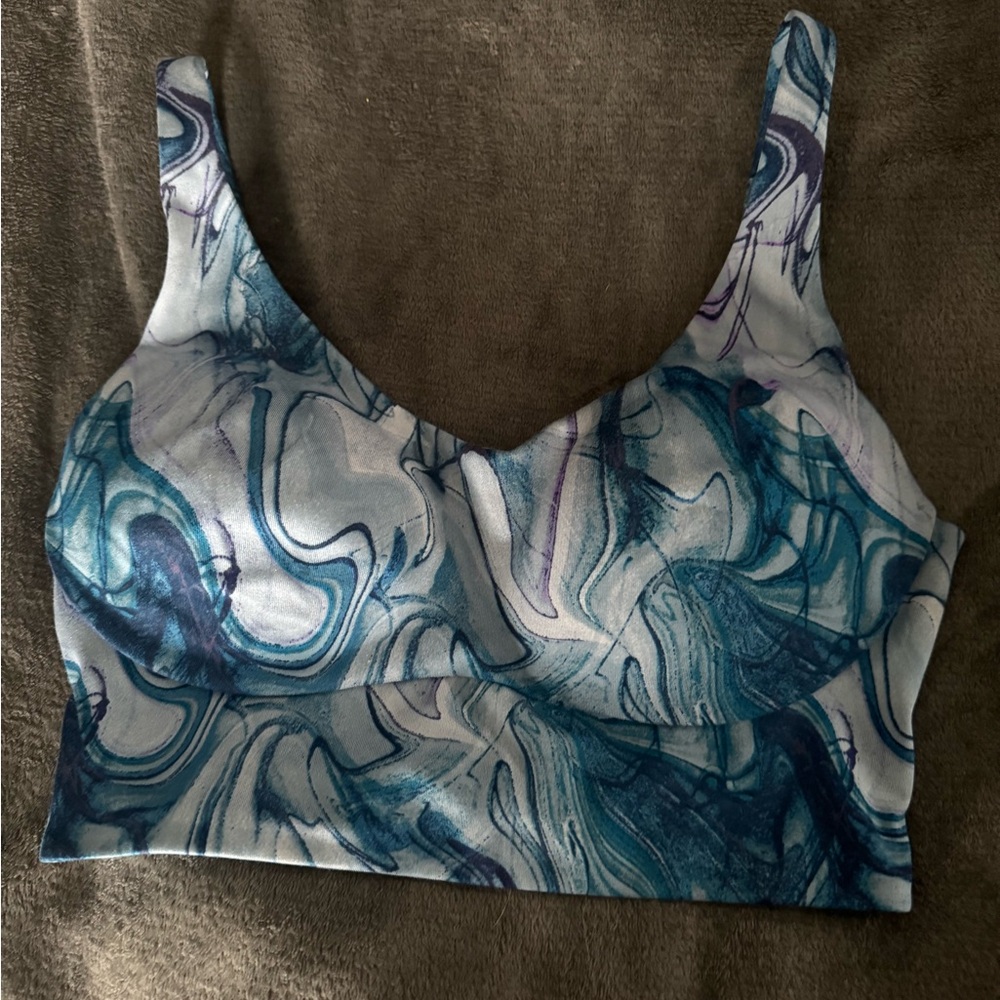 Victoria's Secret Teal and White Swirl Bra